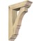 Ekena Millwork Balboa Traditional Rough Sawn Bracket w/ Offset Brace, Douglas Fir, 6"W x 20"D x 28"H BKT0604X20X28BOA01RDF - alternate 1
